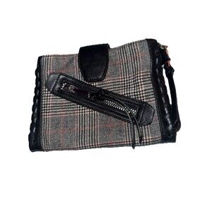 Vintage Y2K BCBGeneration Plaid Punk Rock Girl Clutch 2000s Bag Purse